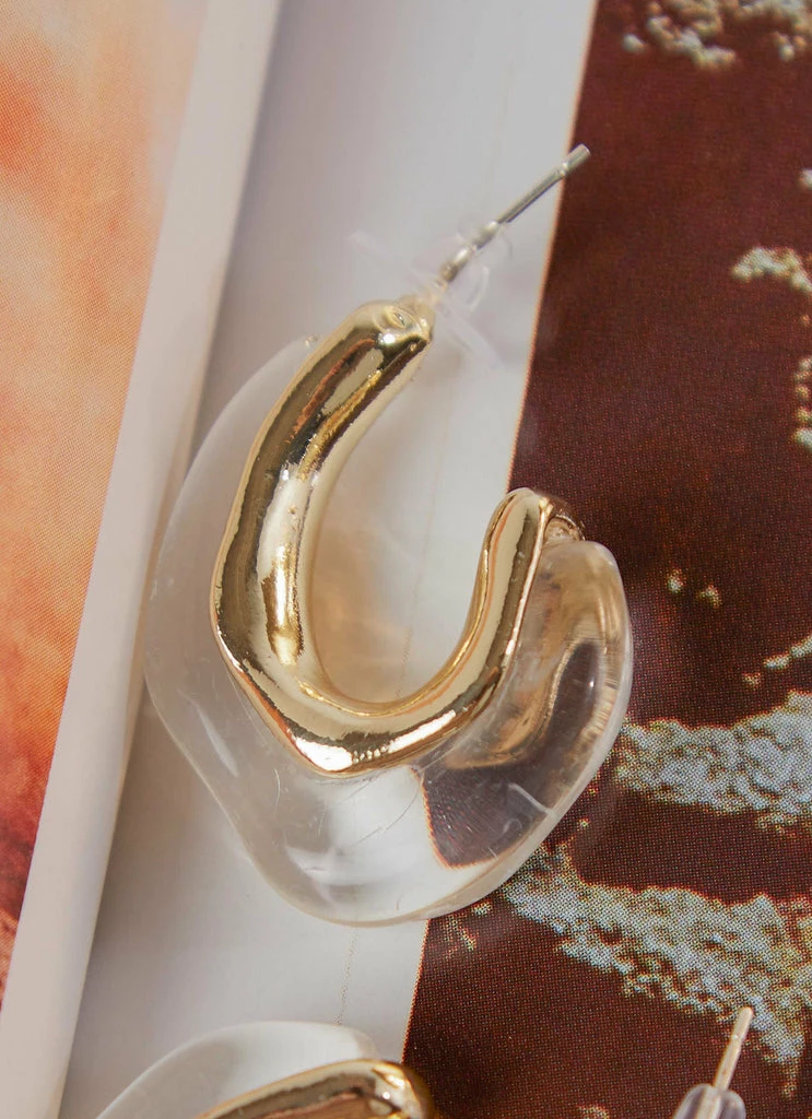 Peppermayo - Moment In Time Earrings - White 4 Peppermayo - Moment In Time Earrings - White - Image 2