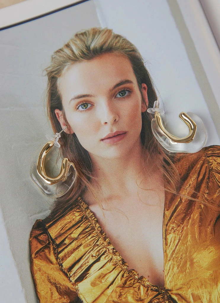 Peppermayo - Moment In Time Earrings - White 6 Peppermayo - Moment In Time Earrings - White - Image 4