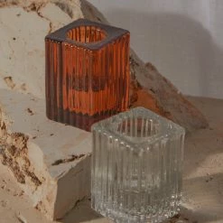 Candle Co - Enzo Vintage Taper Holder - Clear -Accessories Shop 180c48286cbb4232851066502508d59a 1024x1024