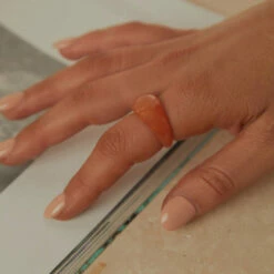 Peppermayo - See The World Resin Ring - Orange -Accessories Shop 1b0c51c4a07643db9b47c510249652cf 1024x1024