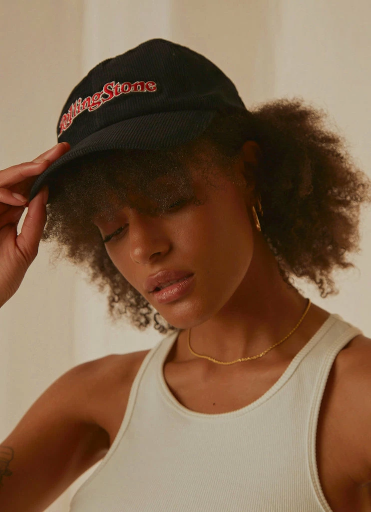 Rolla's Rolla's - Rolling Stone Cord Cap - Black Cord 3 Rolla's Rolla's - Rolling Stone Cord Cap - Black Cord