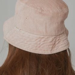Afends - Cara Hemp Corduroy Bucket Hat - Ash Pink -Accessories Shop 210ec4e959984c88b305aa520fa56878 1024x1024