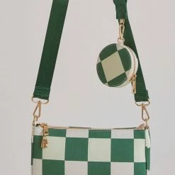 Riley Hubatka X Peppermayo - Laguna Cross Body Bag - Green Check -Accessories Shop 231b4068e18e4433a49c4862064dced4 1024x1024