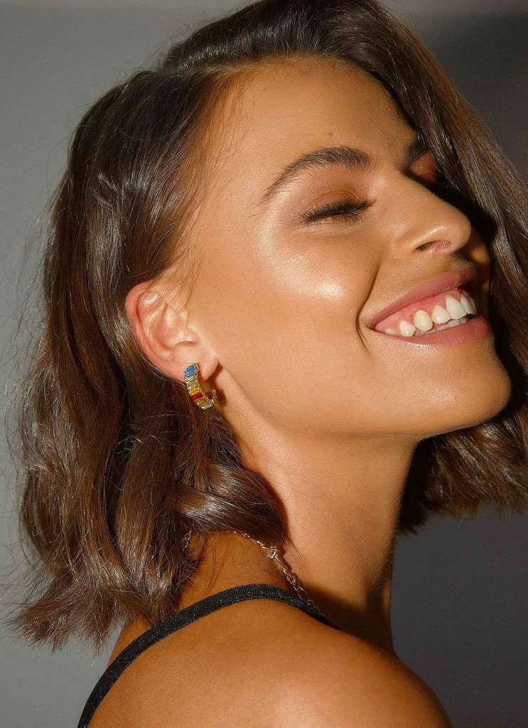 Peppermayo - Summer Of Love Earrings - Multi 4 Peppermayo - Summer Of Love Earrings - Multi - Image 2