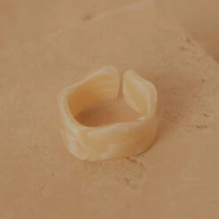 Peppermayo - Museum Date Resin Ring - Beige -Accessories Shop 31ecefb496f0497cbad6f69d6585344e 1024x1024