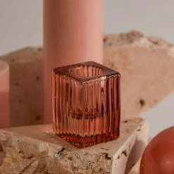 Candle Co - Enzo Vintage Taper Holder - Champagne