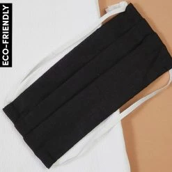 Peppermayo - Eco-Friendly Hemp & Organic Cotton Face Mask - Black