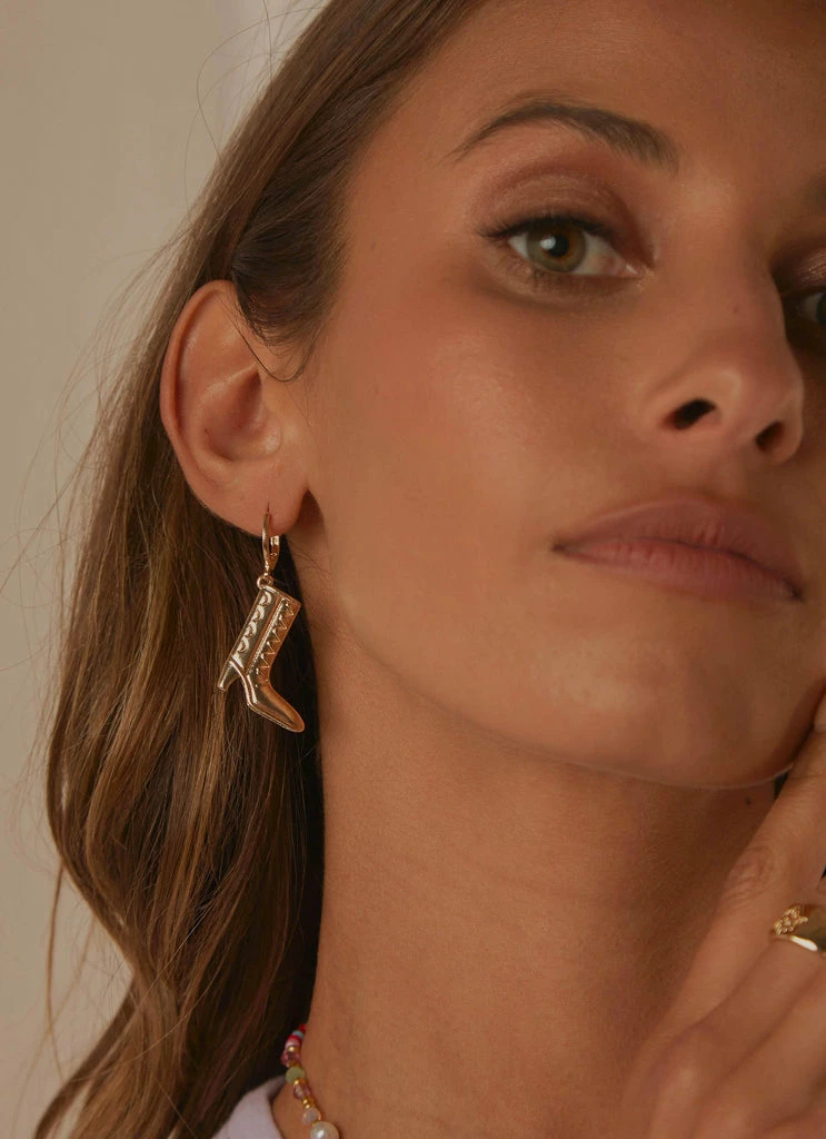 Peppermayo - Old Town Earrings - Gold 3 Peppermayo - Old Town Earrings - Gold