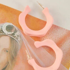 Peppermayo - Masterpiece Hoop Earrings - Pink -Accessories Shop 493e96acfb4942aeb4fbf5c25795aaf1 1024x1024