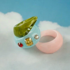 Peppermayo Exclusive - Real Groove Resin Ring Set - Multi 10 Peppermayo Exclusive - Real Groove Resin Ring Set - Multi -Accessories Shop 4e018bb0c731413ab4213f5c3d05ff4a 1024x1024