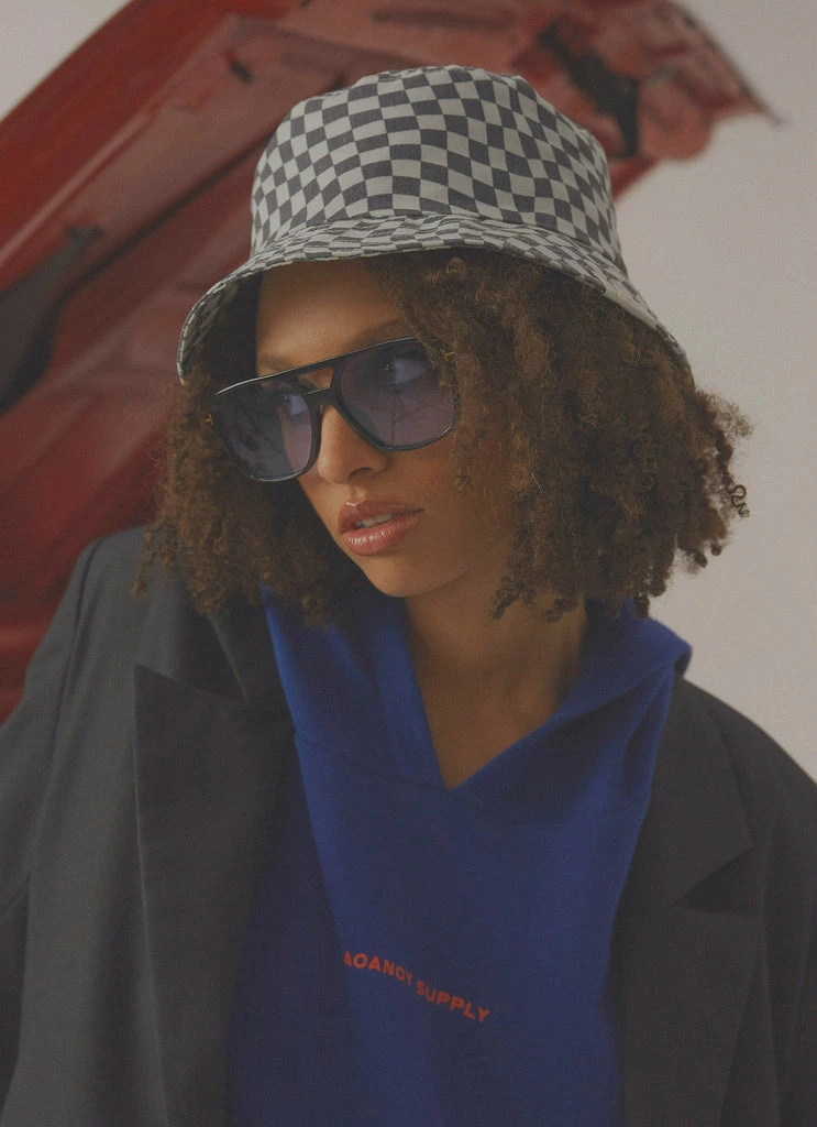 Vacancy Supply - Turbo Bucket Hat - Charcoal-White 3 Vacancy Supply - Turbo Bucket Hat - Charcoal-White