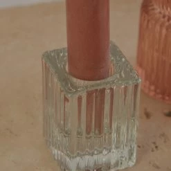 Candle Co - Enzo Vintage Taper Holder - Clear -Accessories Shop 4fd1f829b441461396fba384541d10ba 1024x1024