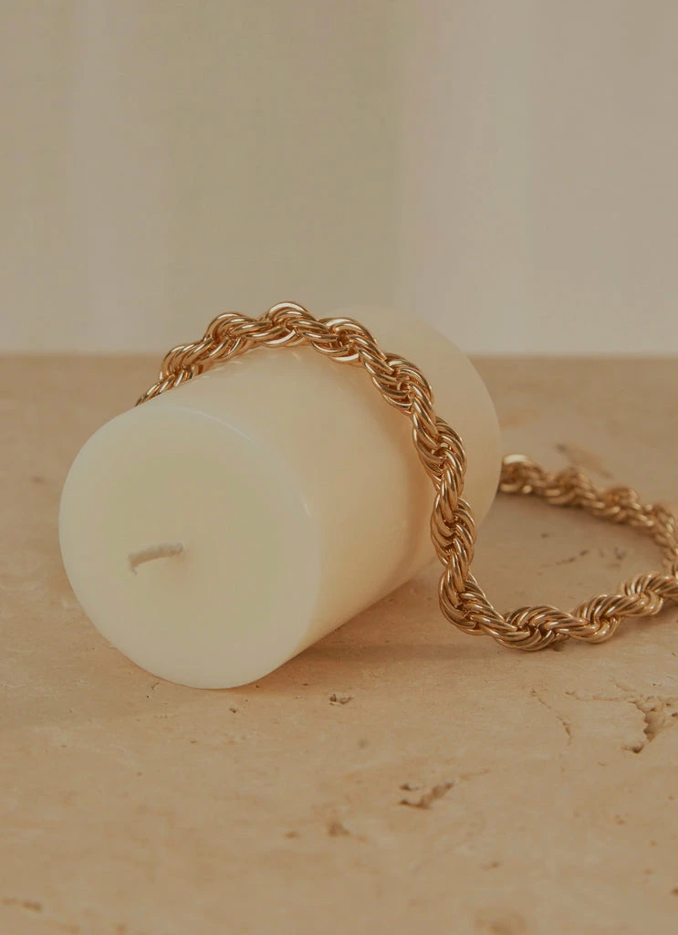 Candle Co - Moreton Eco Slim Pillar- 5cm X 7.5cm - Ivory 5 Candle Co - Moreton Eco Slim Pillar- 5cm X 7.5cm - Ivory - Image 3
