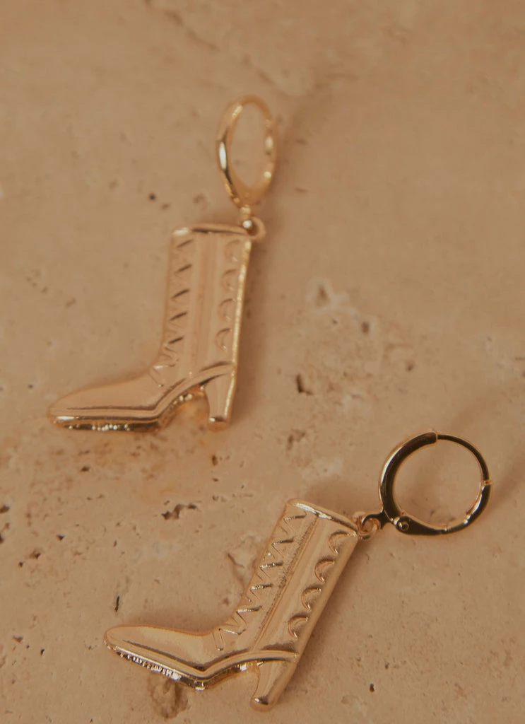 Peppermayo - Old Town Earrings - Gold 7 Peppermayo - Old Town Earrings - Gold - Image 5