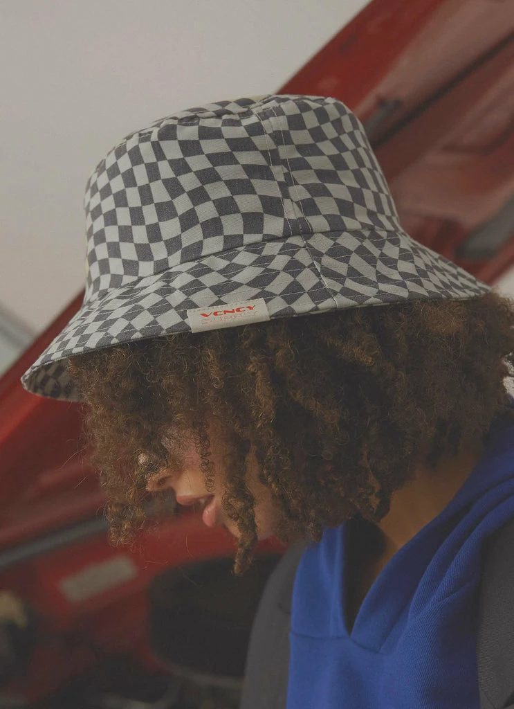 Vacancy Supply - Turbo Bucket Hat - Charcoal-White 4 Vacancy Supply - Turbo Bucket Hat - Charcoal-White - Image 2