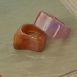 Peppermayo - Art House Resin Ring - Sepia