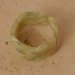 Peppermayo - Museum Date Resin Ring - Green -Accessories Shop 677a01ddc48f49e7b0e824a4439df135 1024x1024
