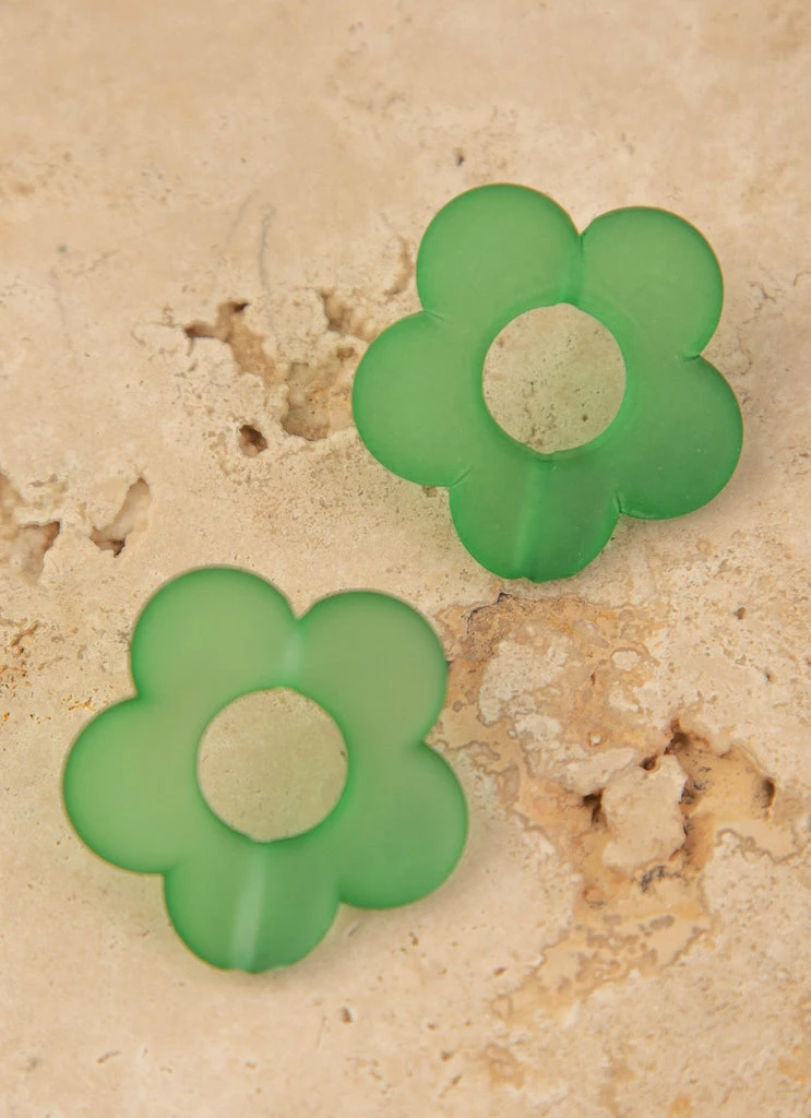 Peppermayo - Somebody Else Earrings - Green 3 Peppermayo - Somebody Else Earrings - Green