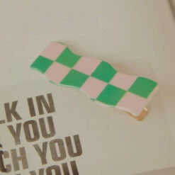 Peppermayo - Kaia Hairclip - Pink/Green Wave -Accessories Shop 6b7e8229986b48b4a7bc6808da7364b0 1024x1024