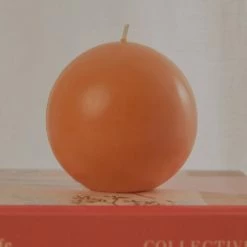 Candle Co - Moreton Eco Ball Candle - Orange