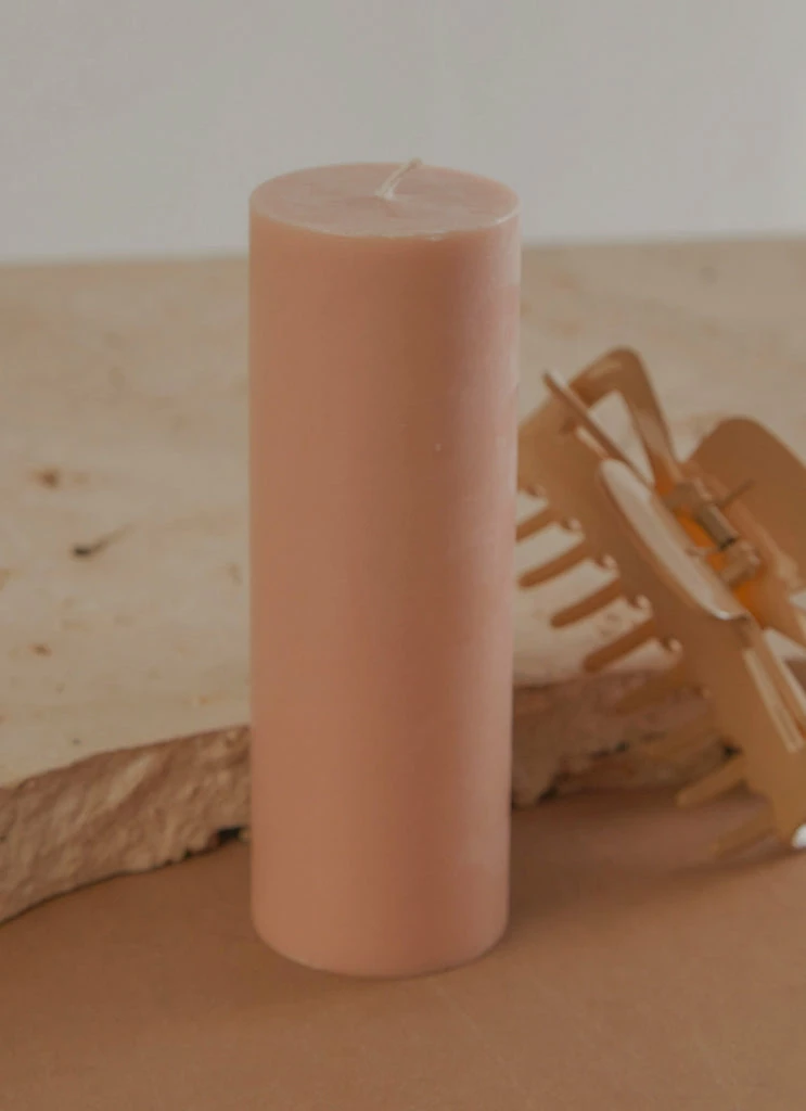 Candle Co - Moreton Eco Slim Pillar- 5 X 15cm - Toffee 4 Candle Co - Moreton Eco Slim Pillar- 5 X 15cm - Toffee - Image 2