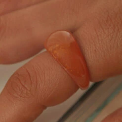 Peppermayo - See The World Resin Ring - Orange -Accessories Shop 7592aca1d3a944a6bb222b91d94b3c3e 1024x1024