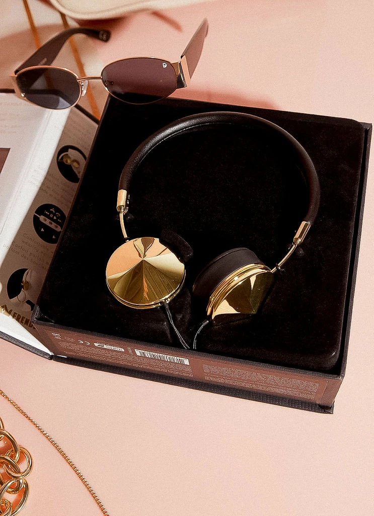 Frends - Layla Headphones - Black/Gold 3 Frends - Layla Headphones - Black/Gold