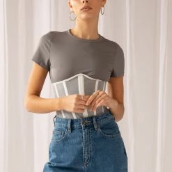 Peppermayo Exclusive - Higher Love Bustier - White -Accessories Shop 8a6026166a634449b74997067f8391bd 1024x1024