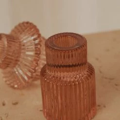 Candle Co - Arlo Vintage Candle Holder - Amber