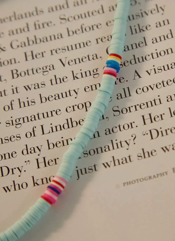 Peppermayo - Summer Somewhere Necklace - Baby Blue 4 Peppermayo - Summer Somewhere Necklace - Baby Blue - Image 2