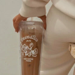 Riley Hubatka X Peppermayo - Iced Coffee Posse Tumbler - Clear -Accessories Shop 9332ebeab76a405eae16c480663787fe 1024x1024