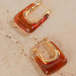 Peppermayo - Peaceful Groove Earrings - Brown 5 Peppermayo - Peaceful Groove Earrings - Brown -Accessories Shop 9d294a0829ef409887e310d5a118d82f 1024x1024