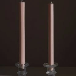 Candle Co - Moreton Eco Hexagonal Dinner Candle 2 Pack - Antique Pink -Accessories Shop CandleCo MoretonEcoHexagonalDinnerCandle2Pack AntiquePink1 1024x1024