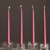 Candle Co - Moreton Eco Taper Candle Pack Of 4 - Rose Pink