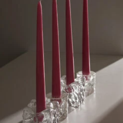 Candle Co - Moreton Eco Taper Candle Pack Of 4 - Rose Pink -Accessories Shop CandleCo MoretonEcoTaperCandlePackof4 RosePink3 1024x1024