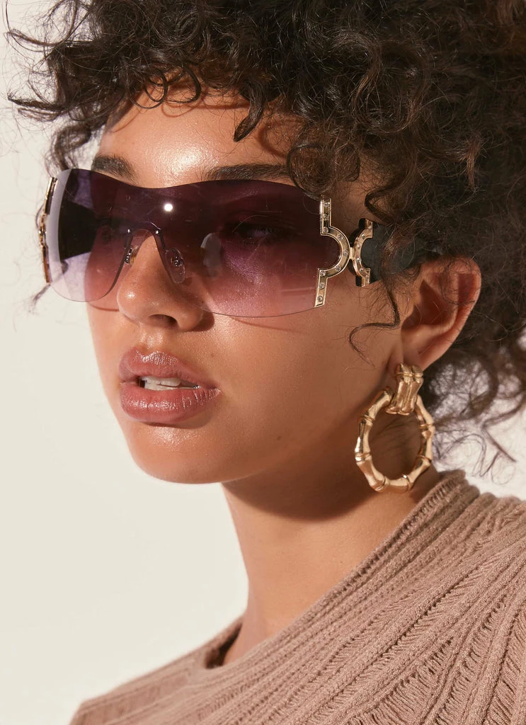 Peppermayo Exclusive - Glacier Sunglasses - Violet 6 Peppermayo Exclusive - Glacier Sunglasses - Violet - Image 4