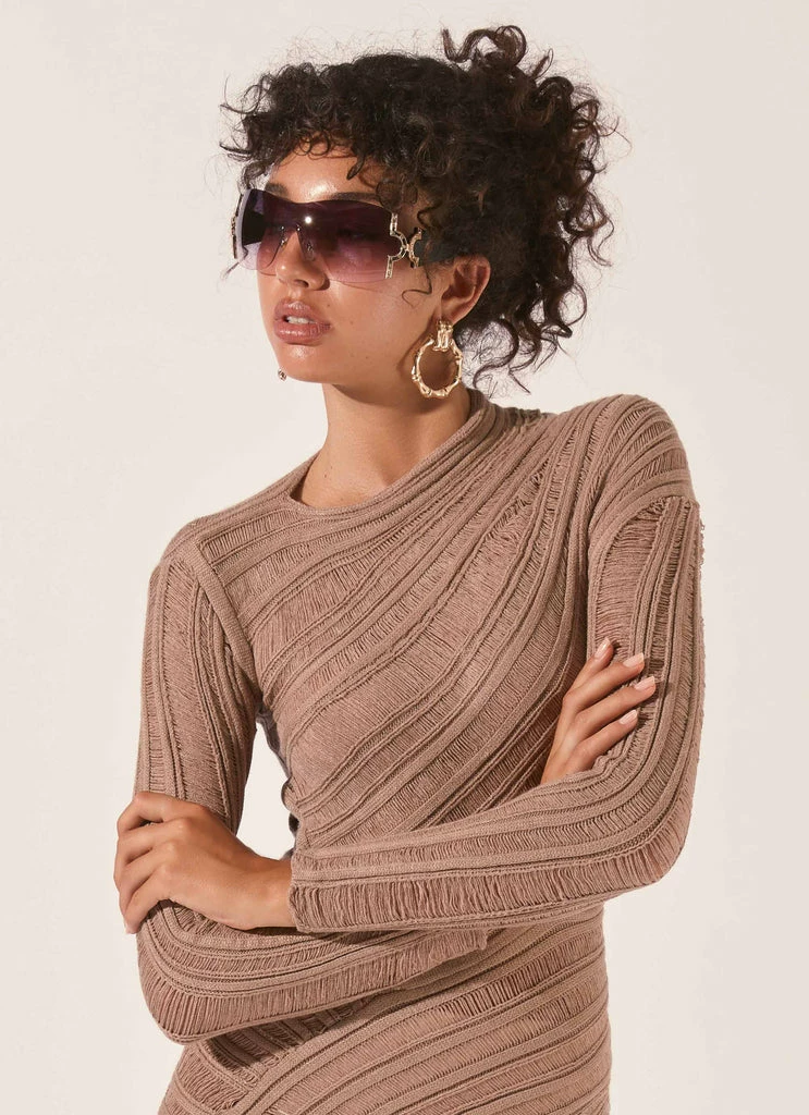 Peppermayo Exclusive - Glacier Sunglasses - Violet 5 Peppermayo Exclusive - Glacier Sunglasses - Violet - Image 3