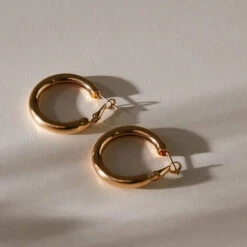 Peppermayo - Heritage Hoop Earrings - Gold