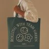 How We Roll - Team Green Tote Bag - Forest Green -Accessories Shop HWRco tote teamgreen 2 1024x1024