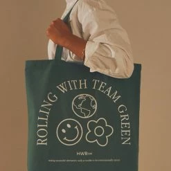 How We Roll - Team Green Tote Bag - Forest Green