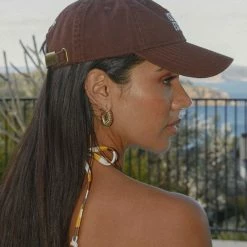 Peppermayo Exclusive - Isle Escape Dad Cap - Chocolate -Accessories Shop Isle Escape Ecom Crops 120 1024x1024