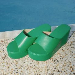 Cult Avenue - Villa Playa Mule Heel - Jade Green -Accessories Shop Isle Escape Ecom Crops 16 1024x1024