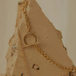 Peppermayo - Love You Better Multi Chain Necklace - Gold