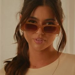 Peppermayo - Poolside Disco Sunglasses - Tan -Accessories Shop Peppermayo Ashton 31.3.22 P5 19 1024x1024