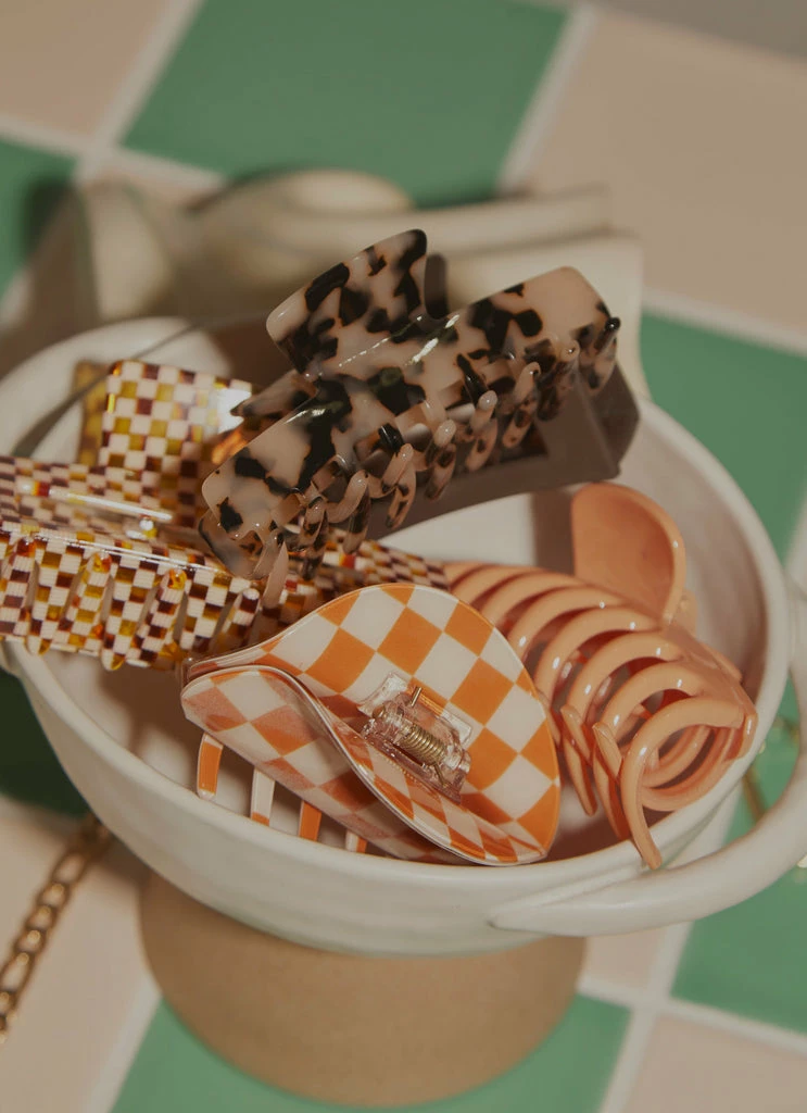 Peppermayo - See Both Sides Hair Clip - Tort 4 Peppermayo - See Both Sides Hair Clip - Tort - Image 2