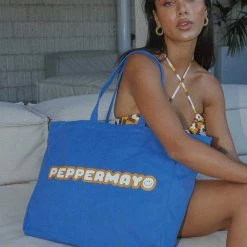 Peppermayo Exclusive - Serotonin Canvas Tote - Cobalt Blue -Accessories Shop Serotonin Bag 18883ee6 93a8 48c5 9564 77c3266e42ad 1024x1024
