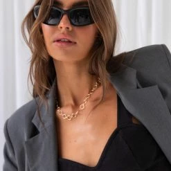 Peppermayo Exclusive - Neptune Sunglasses - Black