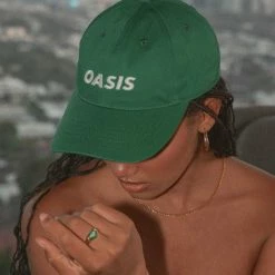 Riley Hubatka X Peppermayo - The Oasis Dad Cap - Military Green