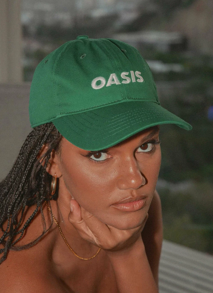 Riley Hubatka X Peppermayo - The Oasis Dad Cap - Military Green 5 Riley Hubatka X Peppermayo - The Oasis Dad Cap - Military Green - Image 3