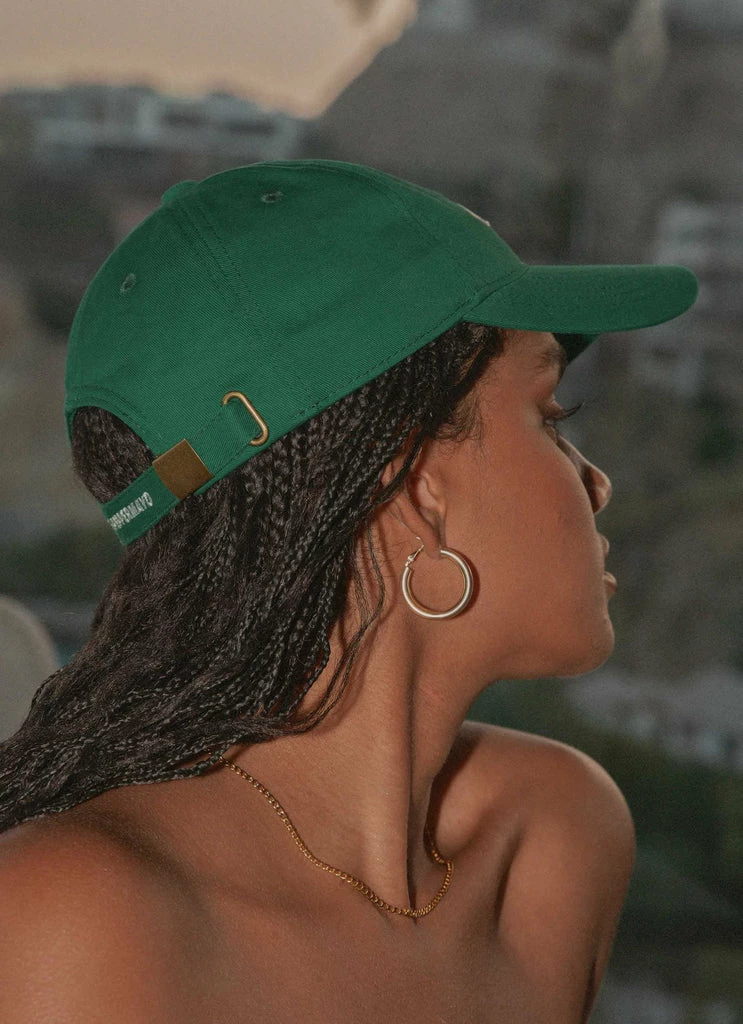 Riley Hubatka X Peppermayo - The Oasis Dad Cap - Military Green 6 Riley Hubatka X Peppermayo - The Oasis Dad Cap - Military Green - Image 4